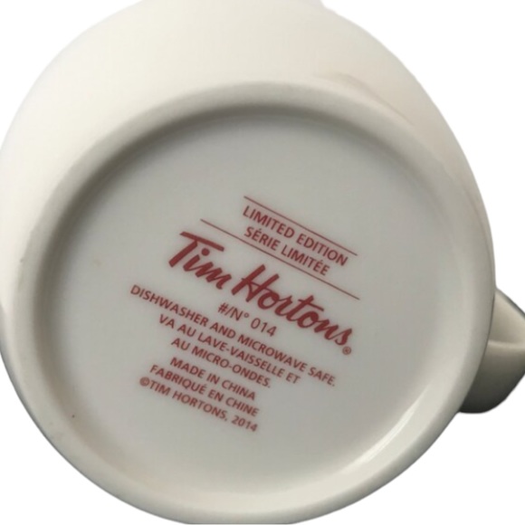 Tim Hortons 2014 TIMS Blue #014 Ltd Edition Tea Mug Ceramic Coffee Collectible - Picture 6 of 7